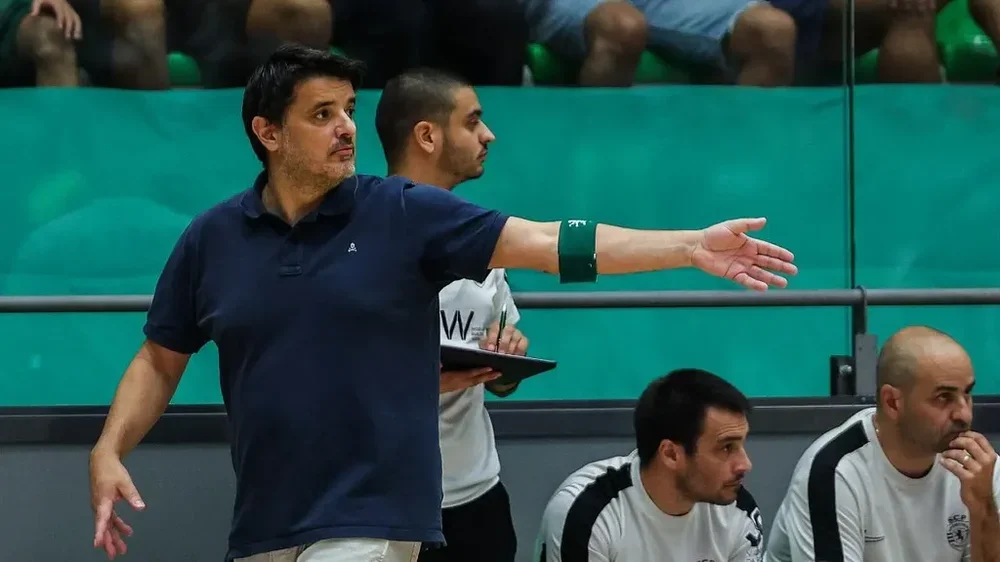 Futsal: Nuno Dias no Jogo 5 da final da Liga, Sporting-Benfica (MIGUEL A. LOPES/LUSA)